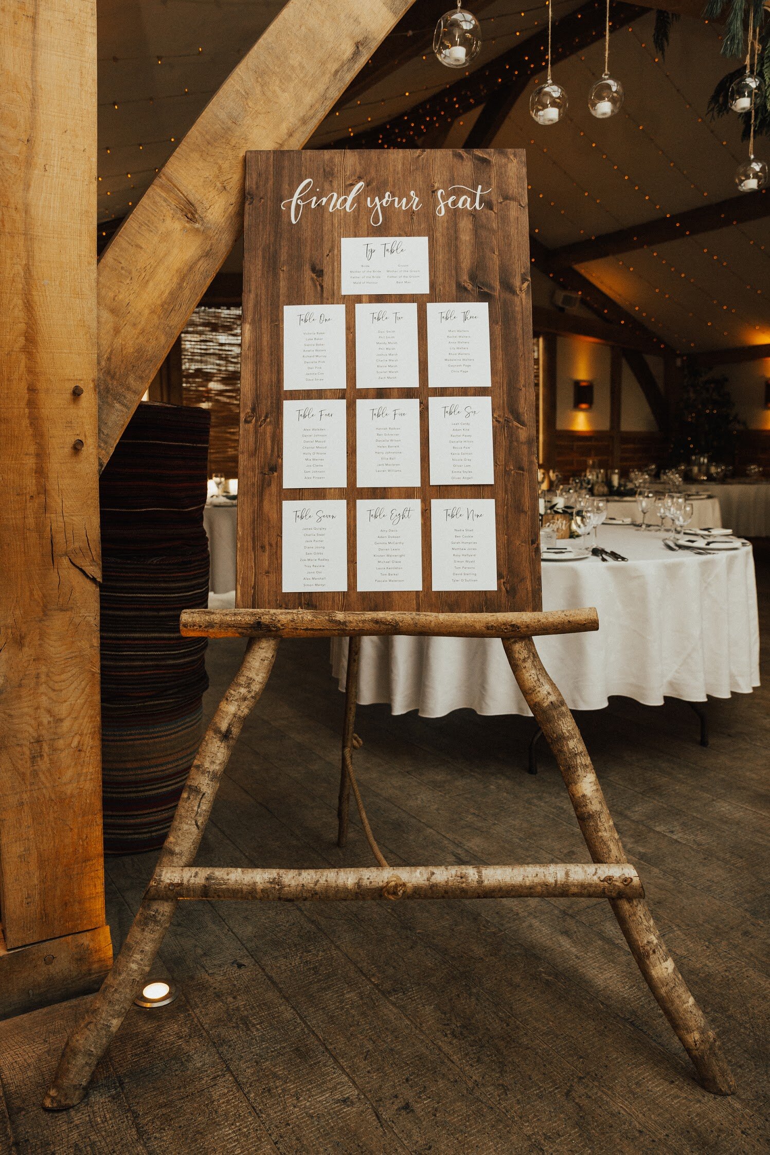 Rustic Table Plan, Cripps Barn (Copy)